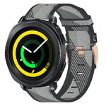 20mm 尼龍織錶帶，適用於 Samsung Galaxy Watch Active 2 44mm，適用於 Samsung Galaxy Watch Active 40mm，適用於 Samsung Galaxy Watch 42mm，適用於 Samsung Gear Sport，適用於 Samsung Gear S2 Classic