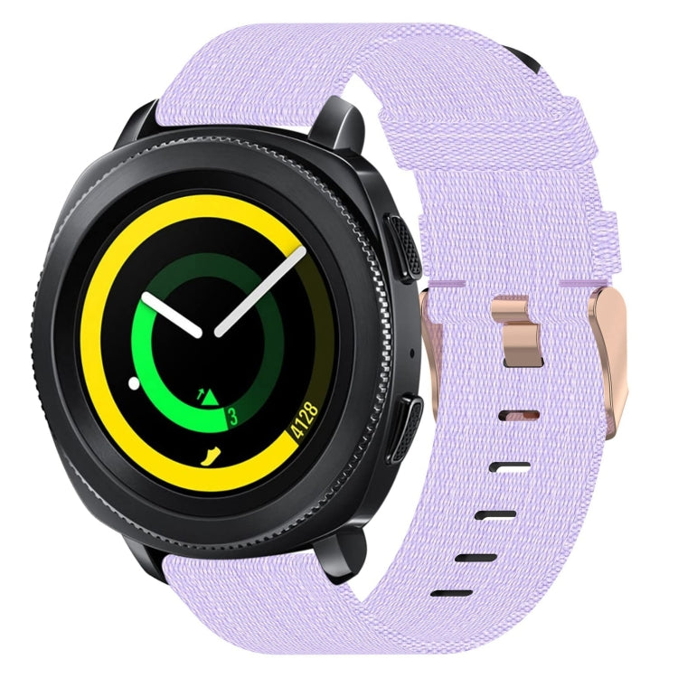 20mm 尼龍織錶帶，適用於 Samsung Galaxy Watch Active 2 44mm，適用於 Samsung Galaxy Watch Active 40mm，適用於 Samsung Galaxy Watch 42mm，適用於 Samsung Gear Sport，適用於 Samsung Gear S2 Classic