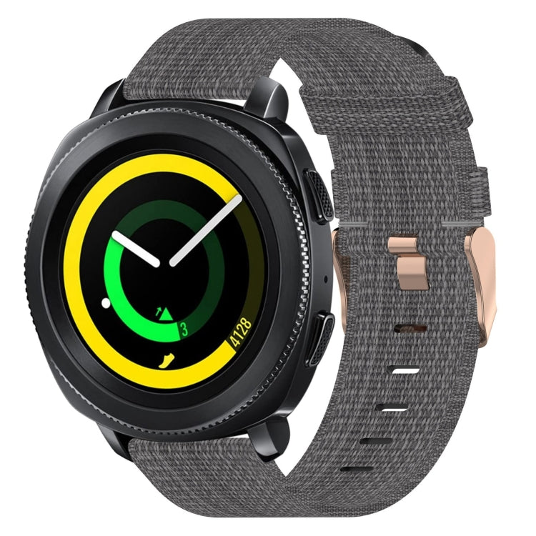 20mm 尼龍織錶帶，適用於 Samsung Galaxy Watch Active 2 44mm，適用於 Samsung Galaxy Watch Active 40mm，適用於 Samsung Galaxy Watch 42mm，適用於 Samsung Gear Sport，適用於 Samsung Gear S2 Classic