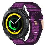 20mm 尼龍織錶帶，適用於 Samsung Galaxy Watch Active 2 44mm，適用於 Samsung Galaxy Watch Active 40mm，適用於 Samsung Galaxy Watch 42mm，適用於 Samsung Gear Sport，適用於 Samsung Gear S2 Classic