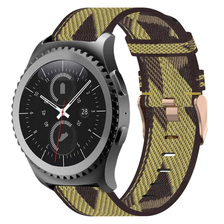 20mm 尼龍織錶帶，適用於 Samsung Galaxy Watch Active 2 44mm，適用於 Samsung Galaxy Watch Active 40mm，適用於 Samsung Galaxy Watch 42mm，適用於 Samsung Gear Sport，適用於 Samsung Gear S2 Classic