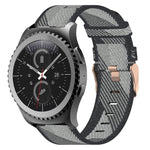 20mm 尼龍織錶帶，適用於 Samsung Galaxy Watch Active 2 44mm，適用於 Samsung Galaxy Watch Active 40mm，適用於 Samsung Galaxy Watch 42mm，適用於 Samsung Gear Sport，適用於 Samsung Gear S2 Classic