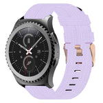 20mm 尼龍織錶帶，適用於 Samsung Galaxy Watch Active 2 44mm，適用於 Samsung Galaxy Watch Active 40mm，適用於 Samsung Galaxy Watch 42mm，適用於 Samsung Gear Sport，適用於 Samsung Gear S2 Classic