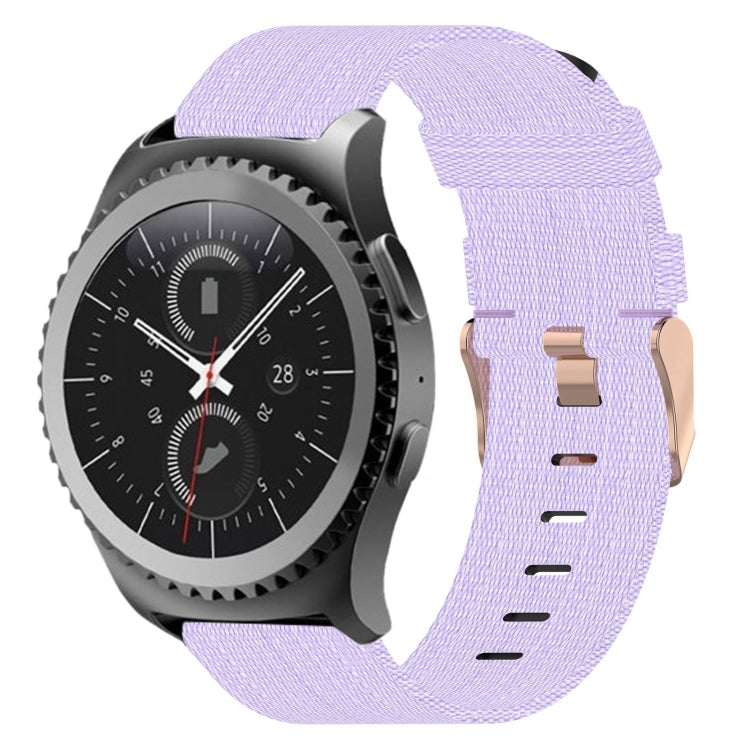 20mm 尼龍織錶帶，適用於 Samsung Galaxy Watch Active 2 44mm，適用於 Samsung Galaxy Watch Active 40mm，適用於 Samsung Galaxy Watch 42mm，適用於 Samsung Gear Sport，適用於 Samsung Gear S2 Classic