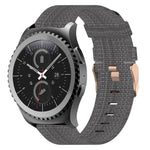 20mm 尼龍織錶帶，適用於 Samsung Galaxy Watch Active 2 44mm，適用於 Samsung Galaxy Watch Active 40mm，適用於 Samsung Galaxy Watch 42mm，適用於 Samsung Gear Sport，適用於 Samsung Gear S2 Classic