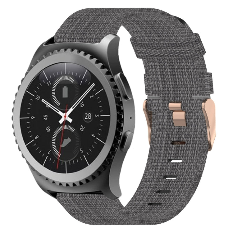 20mm 尼龍織錶帶，適用於 Samsung Galaxy Watch Active 2 44mm，適用於 Samsung Galaxy Watch Active 40mm，適用於 Samsung Galaxy Watch 42mm，適用於 Samsung Gear Sport，適用於 Samsung Gear S2 Classic