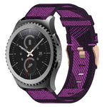 20mm 尼龍織錶帶，適用於 Samsung Galaxy Watch Active 2 44mm，適用於 Samsung Galaxy Watch Active 40mm，適用於 Samsung Galaxy Watch 42mm，適用於 Samsung Gear Sport，適用於 Samsung Gear S2 Classic