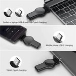 A05 2合1 Type C / USB-C 轉 USB-A 磁吸快速無線充電器，適用於 Apple Watch