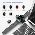 A05 2合1 Type C / USB-C 轉 USB-A 磁吸快速無線充電器，適用於 Apple Watch