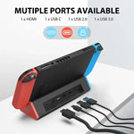 便攜式擴充座 4K HDMI 轉接器，適用 Nintendo Switch/Switch OLED（標準款），標準款
