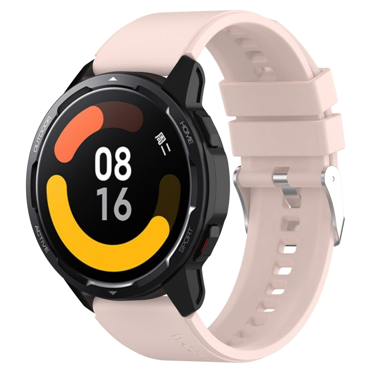 凸頭矽膠錶帶銀色錶扣，適用於 Samsung Galaxy Watch3 45mm 22mm，適用於 Samsung Galaxy Gear S3 Classic 22mm，適用於 Samsung Galaxy Gear S3 Frontier 22mm，適用於 Samsung Galaxy Watch Heart-S 20mm