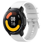 凸頭矽膠錶帶銀色錶扣，適用於 Samsung Galaxy Watch Active2 40mm/44mm 20mm，適用於 Samsung Galaxy Watch Active 40mm 20mm，適用於 Samsung Galaxy Watch 42mm 20mm，適用於 Samsung Galaxy Gear Sport/S2 Classic 20mm