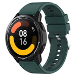 Protruding Head Silicone Strap Silver Buckle, For Huami Amazfit GTS 3 20mm, For Huami Amazfit GTS 2e 20mm, For Huami Amazfit GTS 2mini 20mm, For Huami Amazfit GTS 2 20mm