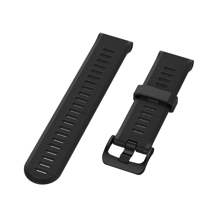 For Garmin Forerunner945 / fenix5 Plus / Approach S60 Monochrome Silicone Watch Band, Black, White, Orange, Pink, Red, Lake Blue, Grey, Blue, Lime, Purple, midnight blue