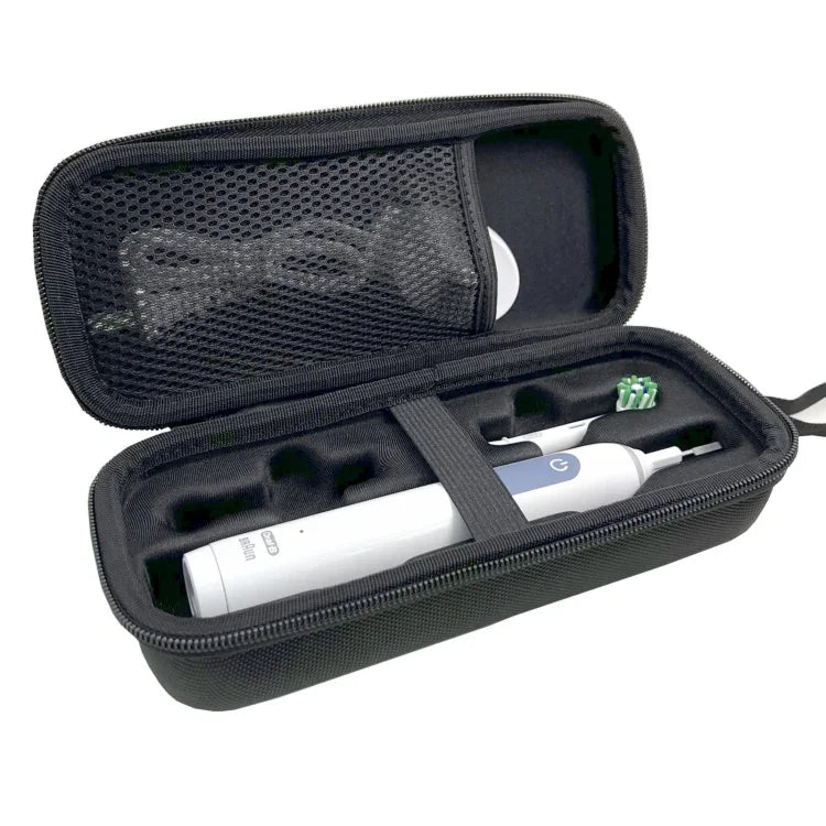 適用於Oral-B Pro 1000 / 2000 / 3000 / 3500 / 1500 電動牙刷便攜收納盒，適用Oral-B Pro 1000