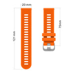 20mm 矽膠斜紋錶帶，適用於 Samsung Galaxy Watch 3 41mm，Samsung Galaxy Watch Active 2 40mm，Samsung Galaxy Watch Active 2 44mm，Samsung Galaxy Watch Active 40mm