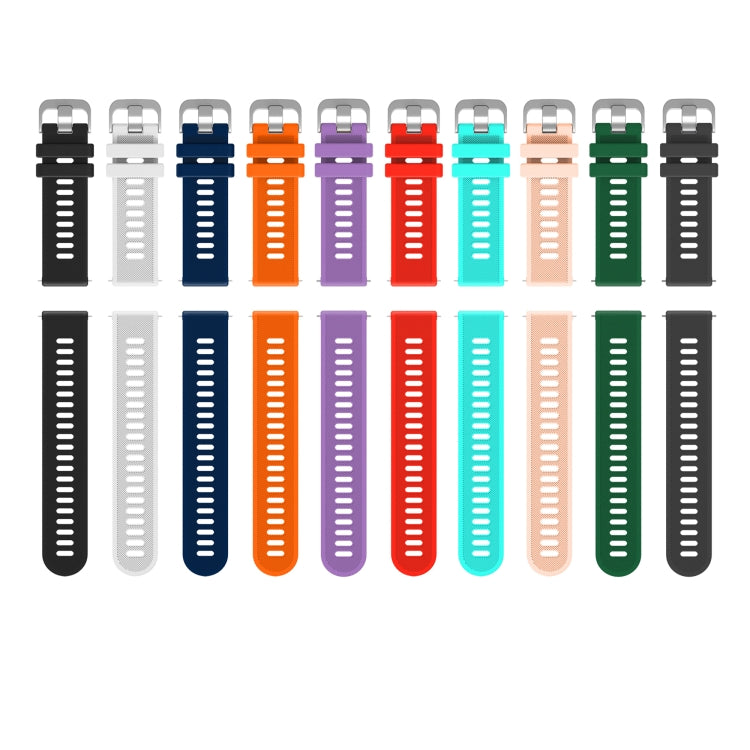 20mm Silicone Twill Watch Band, For Honor Watch ES, For Honor MagicWatch 2 42mm