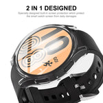 ENKAY Hat-Prince 全覆蓋透明柔軟 TPU 保護殼，適用於 Samsung Galaxy Watch 5 40mm，適用於 Samsung Galaxy Watch 5 44mm