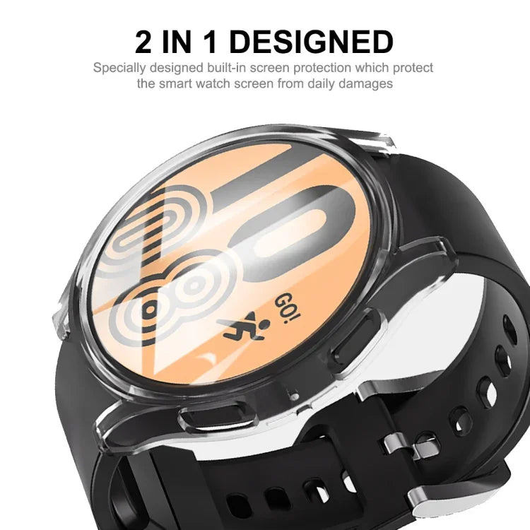 ENKAY Hat-Prince 全覆蓋透明柔軟 TPU 保護殼，適用於 Samsung Galaxy Watch 5 40mm，適用於 Samsung Galaxy Watch 5 44mm