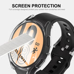 ENKAY Hat-Prince 全覆蓋透明柔軟 TPU 保護殼，適用於 Samsung Galaxy Watch 5 40mm，適用於 Samsung Galaxy Watch 5 44mm