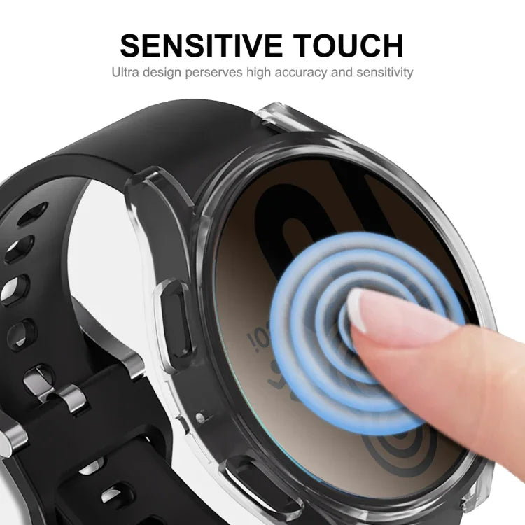 ENKAY Hat-Prince 全覆蓋透明柔軟 TPU 保護殼，適用於 Samsung Galaxy Watch 5 40mm，適用於 Samsung Galaxy Watch 5 44mm