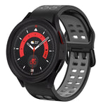 20mm 透氣雙色矽膠錶帶，適用於 Samsung Galaxy Watch 5 40mm，適用於 Samsung Galaxy Watch 5 44mm