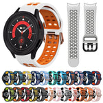 20mm 透氣雙色矽膠錶帶，適用於 Samsung Galaxy Watch 5 40mm，適用於 Samsung Galaxy Watch 5 44mm