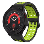 20mm 透氣雙色矽膠錶帶，適用於 Samsung Galaxy Watch 5 40mm，適用於 Samsung Galaxy Watch 5 44mm