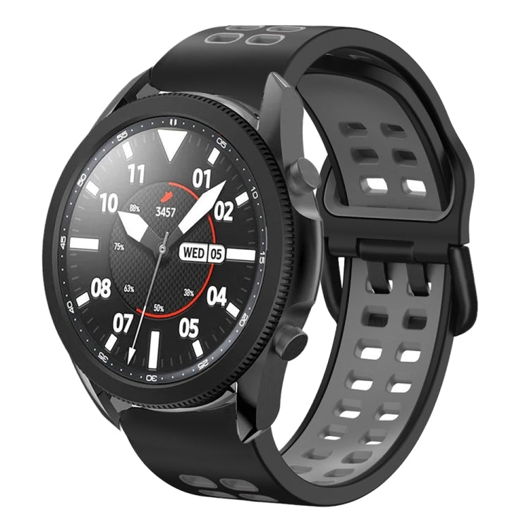 20mm 透氣雙色矽膠錶帶，適用於 Samsung Galaxy Watch 5 Pro 45mm，適用於 Samsung Galaxy Watch 4 40mm