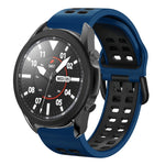 20mm 透氣雙色矽膠錶帶，適用於 Samsung Galaxy Watch 5 Pro 45mm，適用於 Samsung Galaxy Watch 4 40mm
