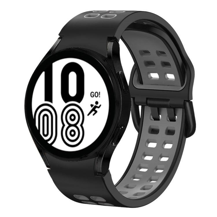20mm 透氣雙色矽膠錶帶，適用於 Samsung Galaxy Watch 5 Pro 45mm，適用於 Samsung Galaxy Watch 4 40mm