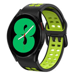20mm 透氣雙色矽膠錶帶，適用於 Samsung Galaxy Watch 4 44mm，Samsung Galaxy Watch 4 Classic 46mm