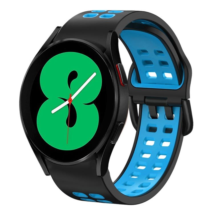 20mm 透氣雙色矽膠錶帶，適用於 Samsung Galaxy Watch 4 44mm，Samsung Galaxy Watch 4 Classic 46mm