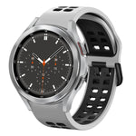 20mm 透氣雙色矽膠錶帶，適用於 Samsung Galaxy Watch 4 44mm，Samsung Galaxy Watch 4 Classic 46mm