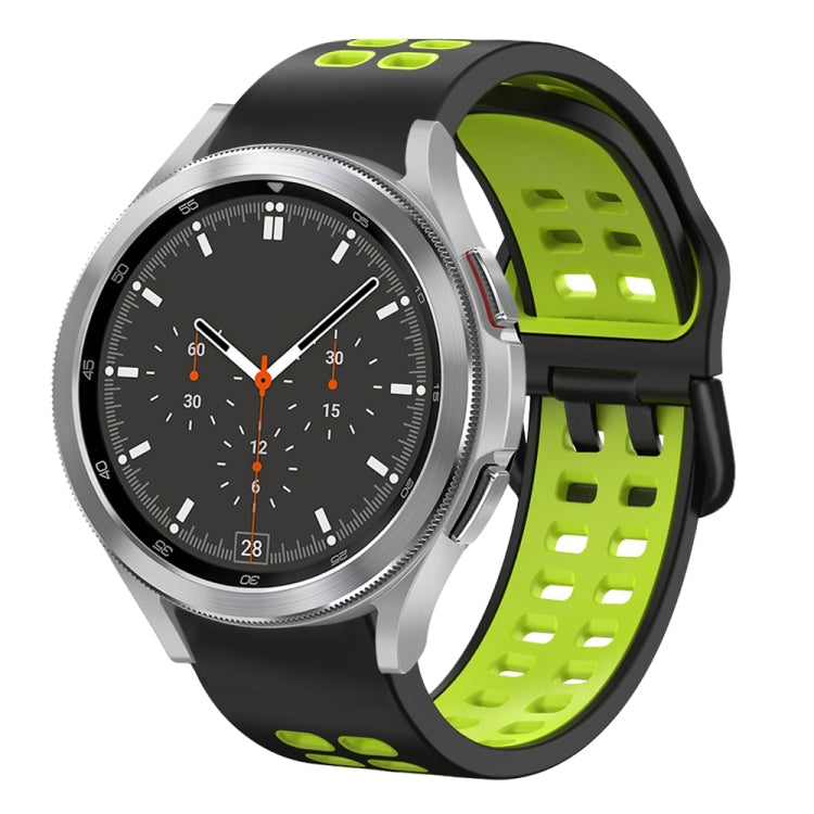 20mm 透氣雙色矽膠錶帶，適用於 Samsung Galaxy Watch 4 44mm，Samsung Galaxy Watch 4 Classic 46mm