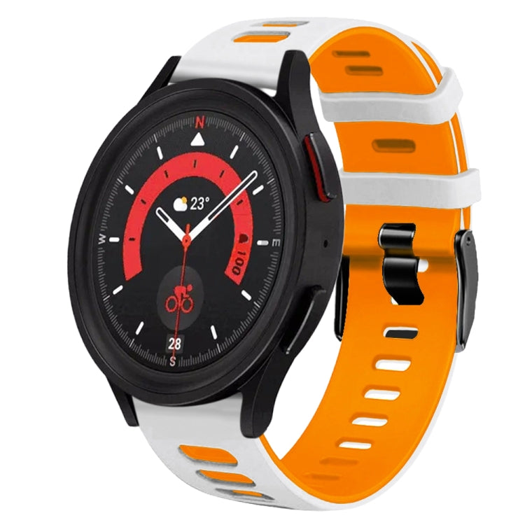 20mm 雙色矽膠錶帶，適用於 Samsung Galaxy Watch 5 40mm，Samsung Galaxy Watch 5 44mm