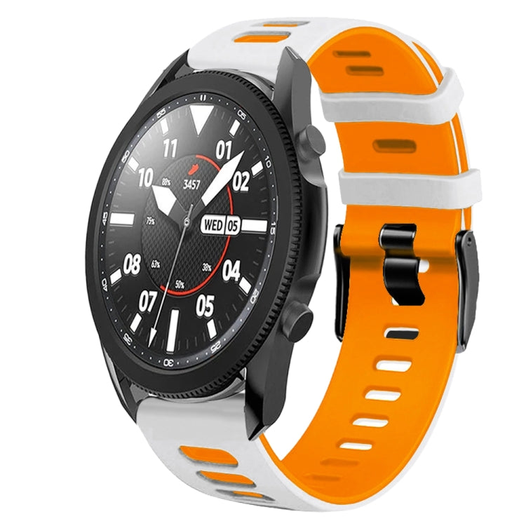 20mm 雙色矽膠錶帶，適用於 Samsung Galaxy Watch 5 Pro 45mm，Samsung Galaxy Watch 4 40mm