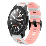 20mm 雙色矽膠錶帶，適用於 Samsung Galaxy Watch 5 Pro 45mm，Samsung Galaxy Watch 4 40mm