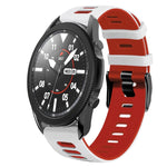 20mm 雙色矽膠錶帶，適用於 Samsung Galaxy Watch 5 Pro 45mm，Samsung Galaxy Watch 4 40mm