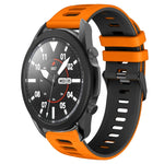 20mm 雙色矽膠錶帶，適用於 Samsung Galaxy Watch 5 Pro 45mm，Samsung Galaxy Watch 4 40mm