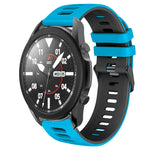 20mm 雙色矽膠錶帶，適用於 Samsung Galaxy Watch 5 Pro 45mm，Samsung Galaxy Watch 4 40mm