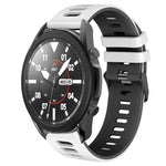 20mm 雙色矽膠錶帶，適用於 Samsung Galaxy Watch 5 Pro 45mm，Samsung Galaxy Watch 4 40mm