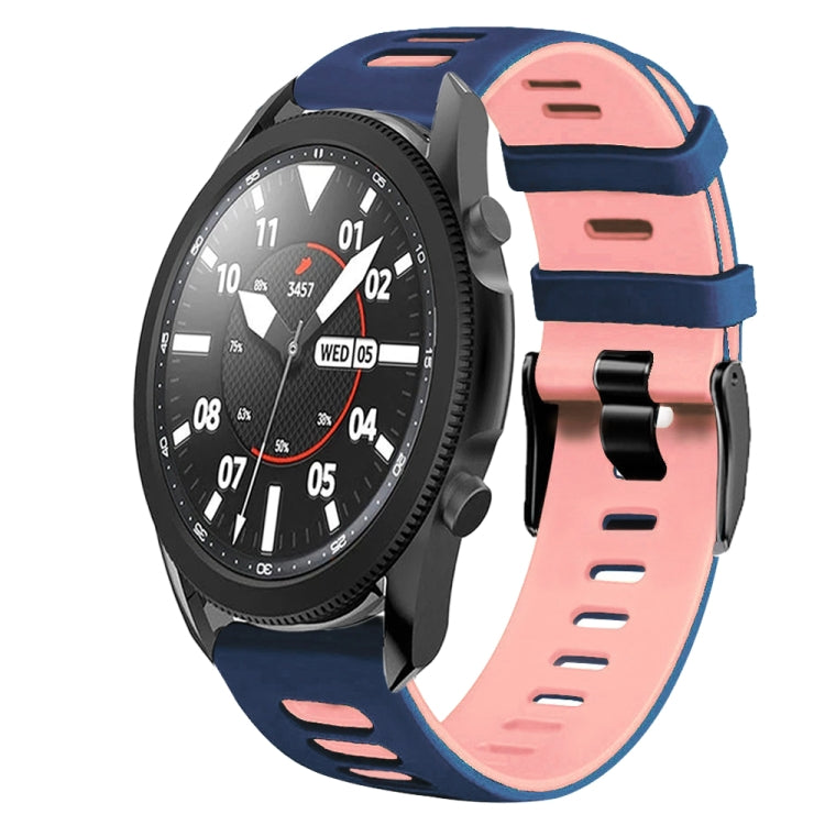 20mm 雙色矽膠錶帶，適用於 Samsung Galaxy Watch 5 Pro 45mm，Samsung Galaxy Watch 4 40mm