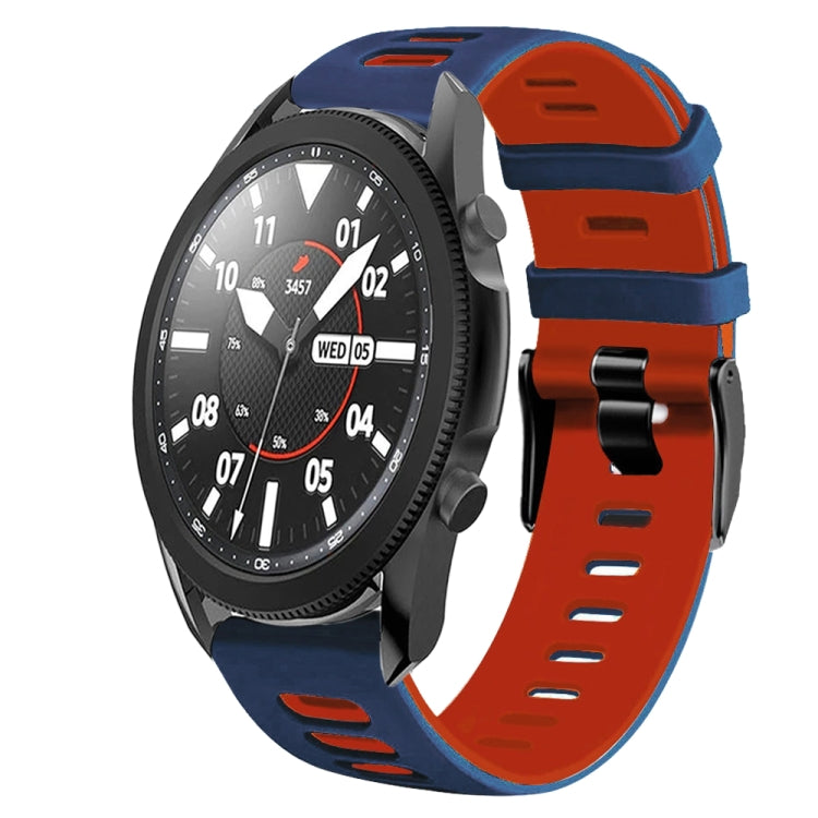 20mm 雙色矽膠錶帶，適用於 Samsung Galaxy Watch 5 Pro 45mm，Samsung Galaxy Watch 4 40mm