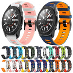 20mm 雙色矽膠錶帶，適用於 Samsung Galaxy Watch 5 Pro 45mm，Samsung Galaxy Watch 4 40mm