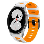 20mm 雙色矽膠錶帶，適用於 Samsung Galaxy Watch 5 Pro 45mm，Samsung Galaxy Watch 4 40mm
