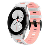20mm 雙色矽膠錶帶，適用於 Samsung Galaxy Watch 5 Pro 45mm，Samsung Galaxy Watch 4 40mm