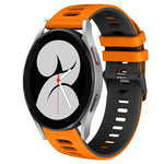 20mm 雙色矽膠錶帶，適用於 Samsung Galaxy Watch 5 Pro 45mm，Samsung Galaxy Watch 4 40mm