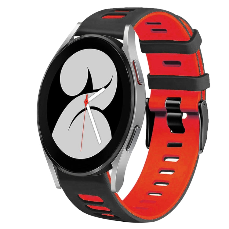 20mm 雙色矽膠錶帶，適用於 Samsung Galaxy Watch 5 Pro 45mm，Samsung Galaxy Watch 4 40mm