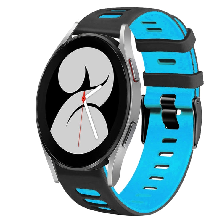 20mm 雙色矽膠錶帶，適用於 Samsung Galaxy Watch 5 Pro 45mm，Samsung Galaxy Watch 4 40mm